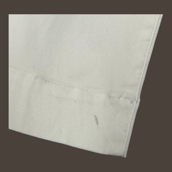 SPANX Stretch Twill Cropped Pant in White Sz: M - Picture 6 of 12